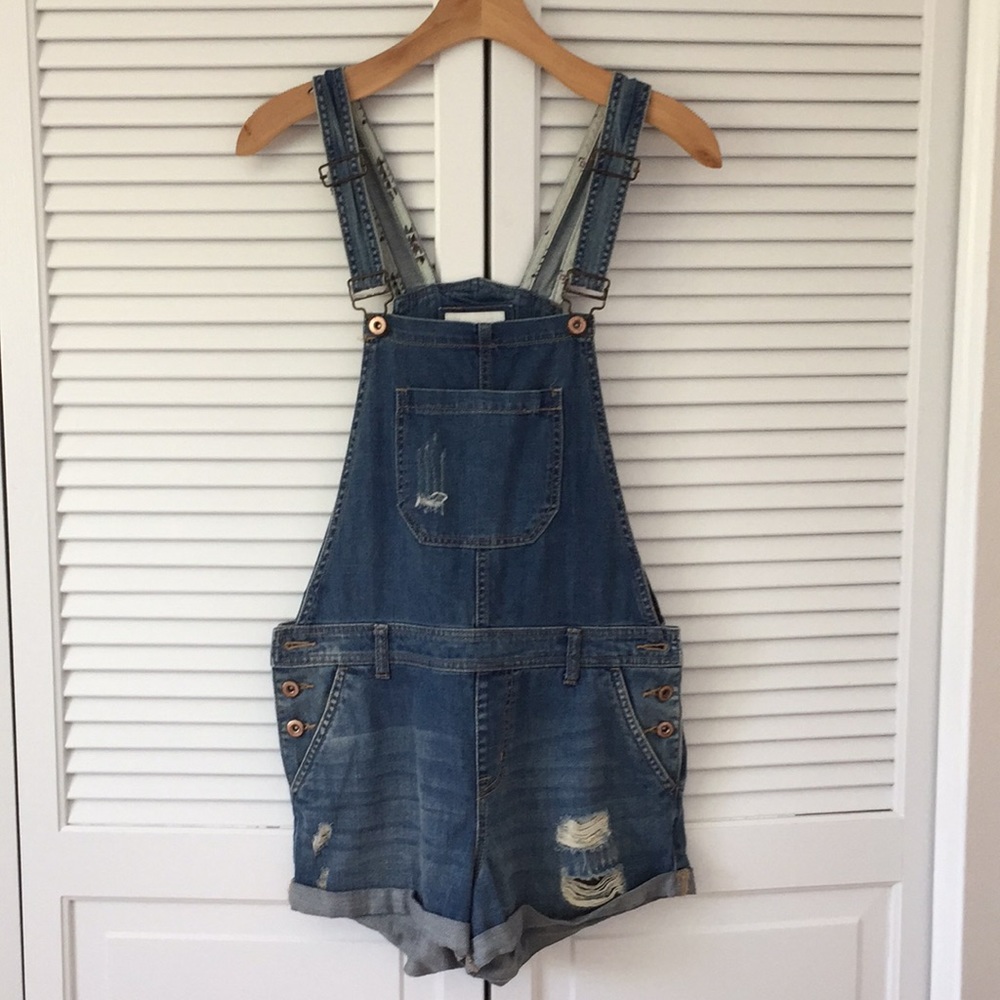 Forever 21 jean overalls